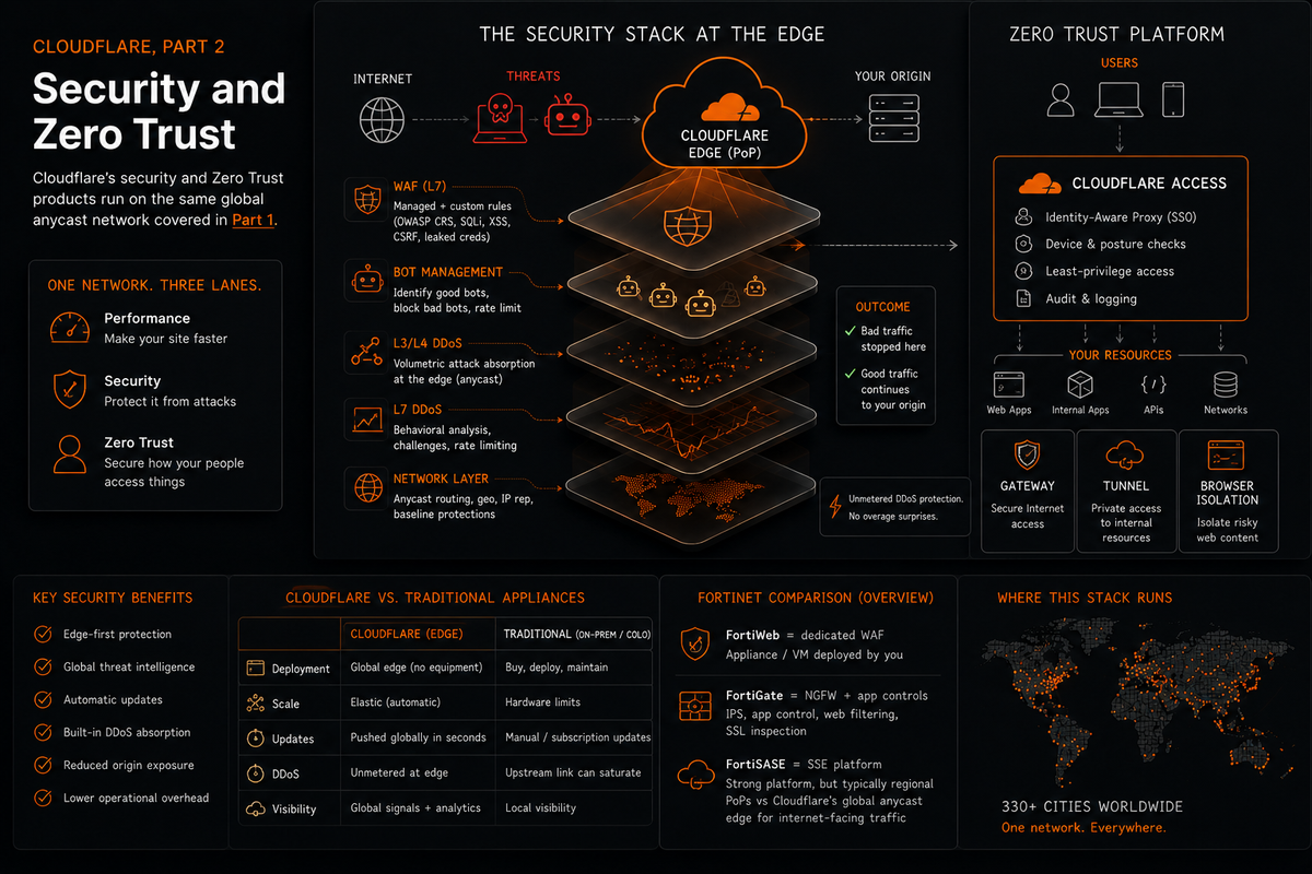 Cloudflare, Part 2: Security and Zero Trust