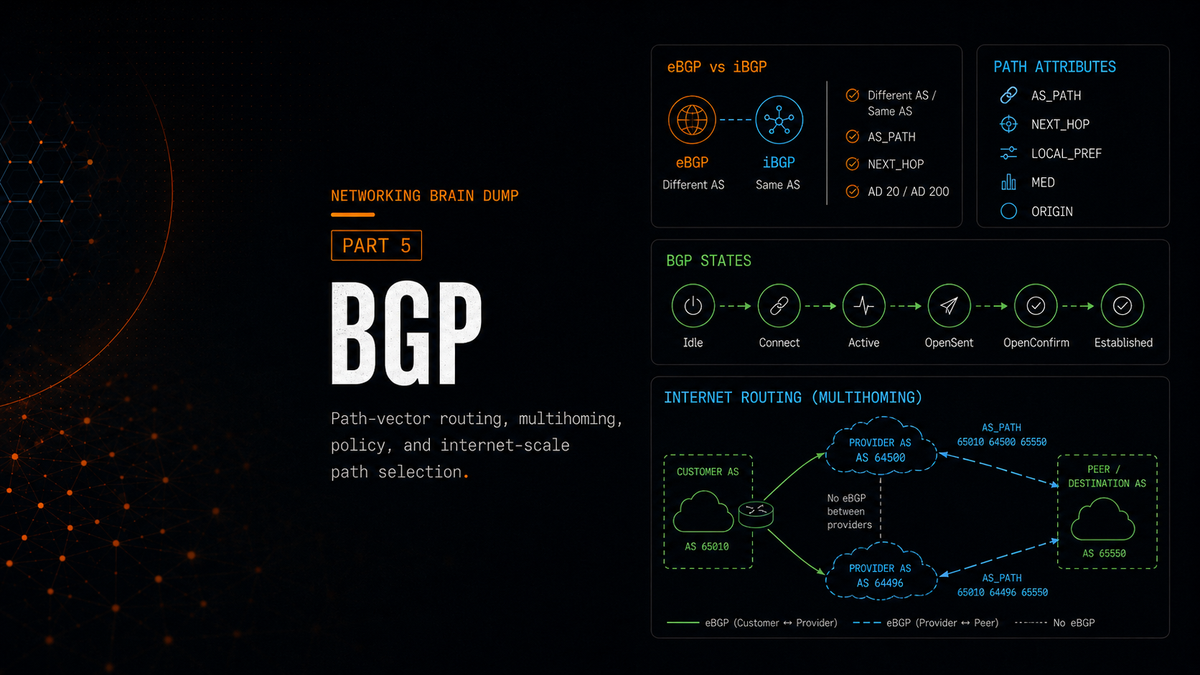The Networking Brain Dump, Part 5: BGP