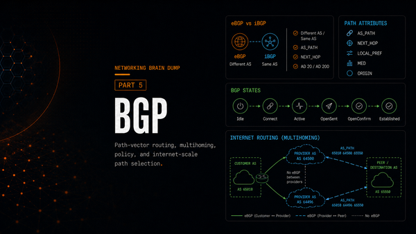 The Networking Brain Dump, Part 5: BGP